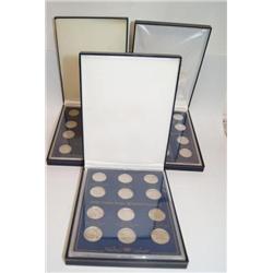 Statehood Quarter Sets With Eagle Display Boxes