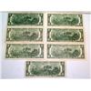 Image 2 : Seven $2 Green Notes