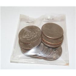 Lot of 9 Kennedy Half dollars