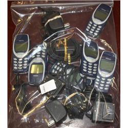 Lot of Nokia Cell Phones & Chargers