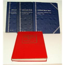 3 Book Lincoln Wheat Cent Collection w/ Price Book