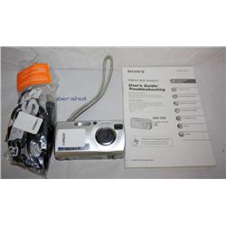 Sony Cybershot Camera, Cord and Manual