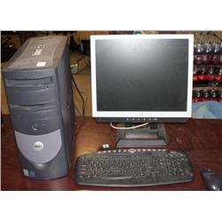 Dell Home Computer w Flat Screen 19" LCD