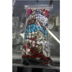 Bag Lot of Misc Costume Jewelry