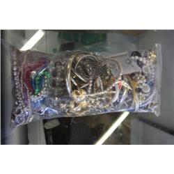 Bag Lot of Misc Costume Jewelry