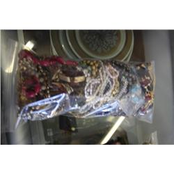 Bag Lot of Misc Costume Jewelry