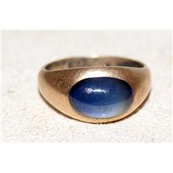 AAA Cashmere Sapphire Cabochon Pinky Ring