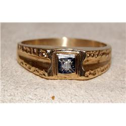 Diamonds Illusion Setting Nugget Style Ring