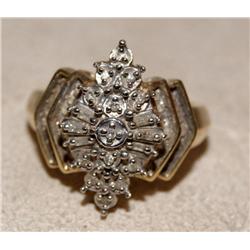 Diamonds Cocktail Baguettes Ladies Ring