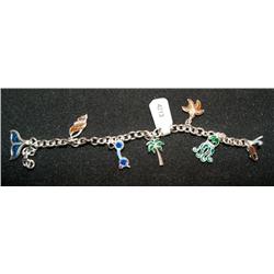 Sterling Silver Charm Bracelet