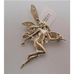 Sterling Silver Fairy Pin