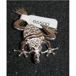 Sterling Silver Frog Charm