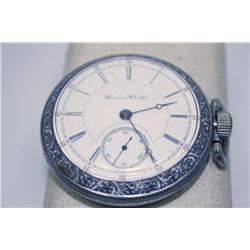 Early 1900's Hampden Silver Pocket Watch