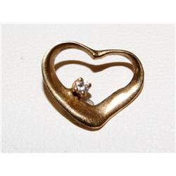 Diamond Heart Shaped Pendant
