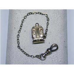 Early 1900's pocket watch key chain