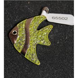 Sterling Silver  Fish Charm