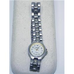 Working Ladies 2 tone long wear watch/w stainless