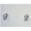 Image 1 : .22ct Diamond Stud S1-1 Earring, Set In 14k W/appr