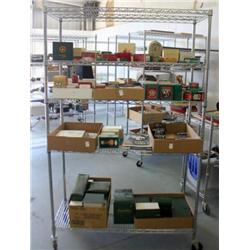 Rack Lot Of Misc. Christmas Ornaments