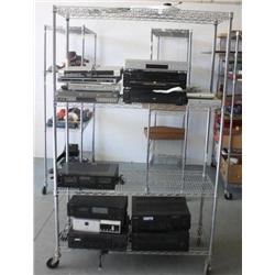 Rack Lot of Misc. Electronics