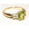 Image 3 : AAA Peridot Cluster Hand Made Ladies Ring