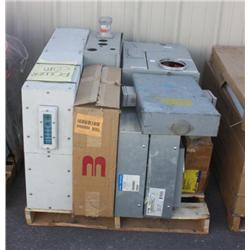 Pallet Lot of Misc Electrical Boxes
