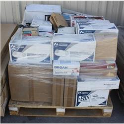 Pallet of Misc. lights, Fixtures & More