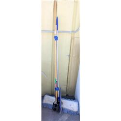 Rotary Edger &  2 Brooms