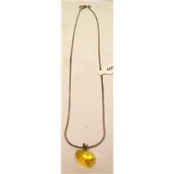 Sterling Silver Crystal Heart Shape Pendant