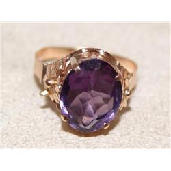4.00Ctw AAA Chatham Alexandrite Vintage Ring