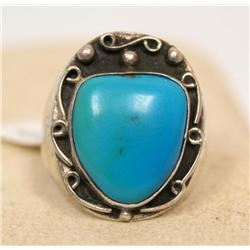 Men's Turquoise Ring, Size 11