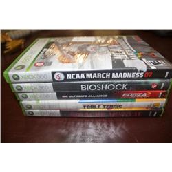 5 XBox 360 Games