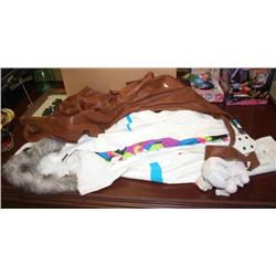 Lot  of 2 Coats and Toy Dog