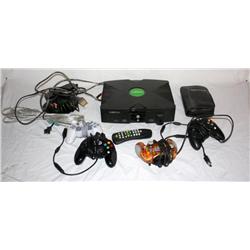 X Box and Game Boy Game with Controllers