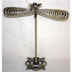 Pewter Butterfly 7" Tall Jewelry Holder