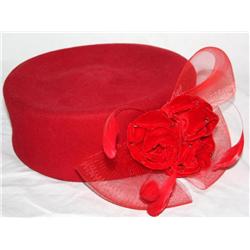 Red Hat Society Hat Made by Scala