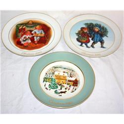 Lot of 3 Collectible Plates