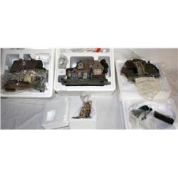 Lot of 3 Thomas Kinkade Hawthore Village House
