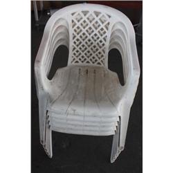 5 Plastic  Chairs