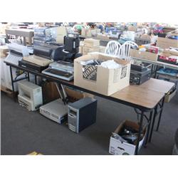 Table Lot of Misc. Electronics