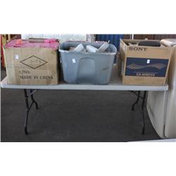 Table Lot of Misc Items