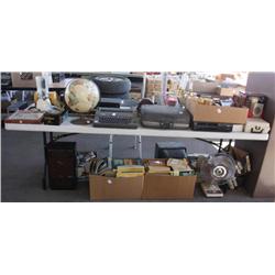 Table Lot of Misc Items