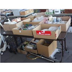 Table Lot of Misc. Items