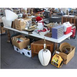 Table Lot of Misc. Items