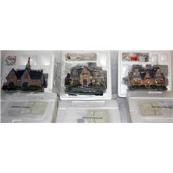 Lot of 3 Thomas Kinkade Hawthore Village House