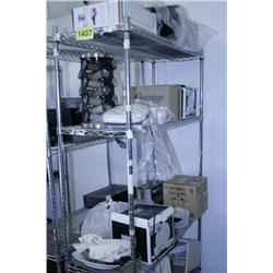 Miscellaneous Rack Lot Of Household Items