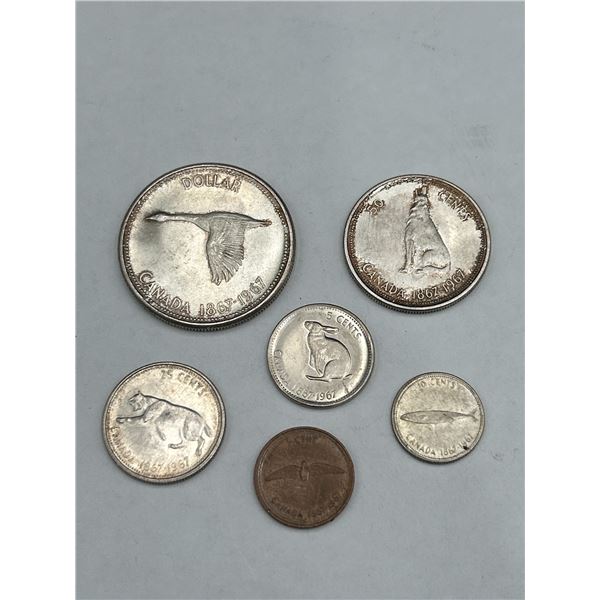 Canada 1967 Centennial Silver Coin Set