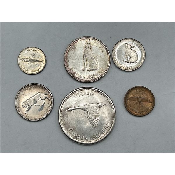 Canada 1967 Centennial Silver Coin Set
