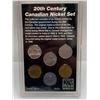 Image 3 : 20th Century Canadian Nickel Set by SSCA #2031