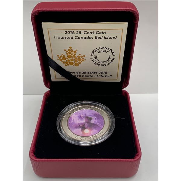 2016 25-Cent Coin: Haunted Canada - Bell Island by Royal Canadian Mint